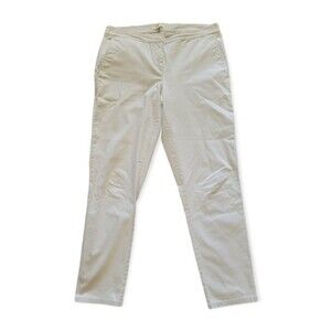 Eileen Fisher Beige Dress Pants Size 8 Organic Cotton Tencel Lyocell